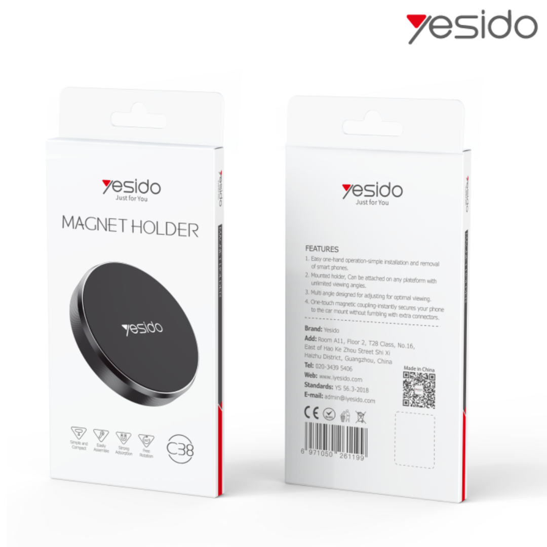 Yesido C38 Magnetic Car Mobile Phone Holder Mount