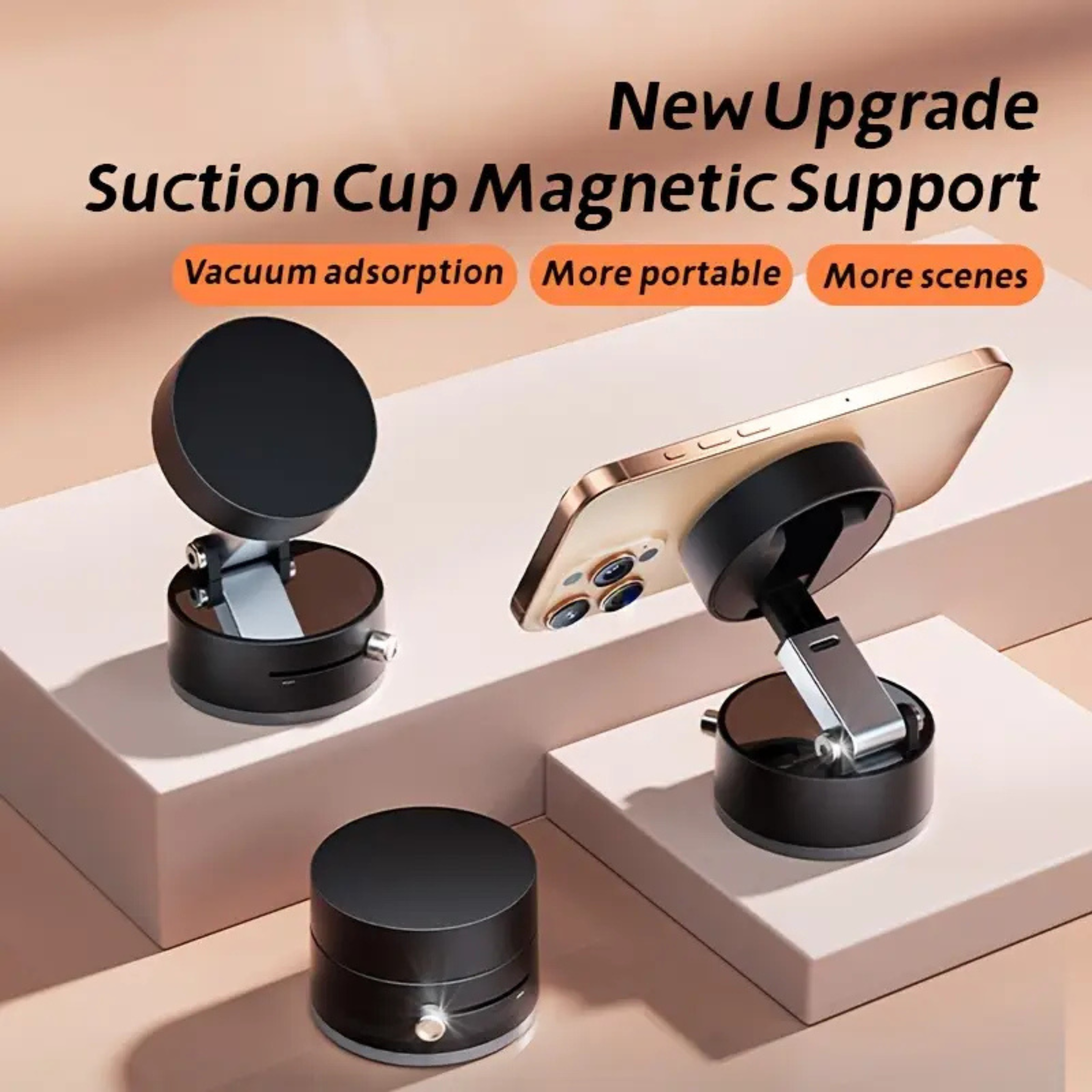 Vacuum Suction Adsorption Magnetic Mobile Phone Holder