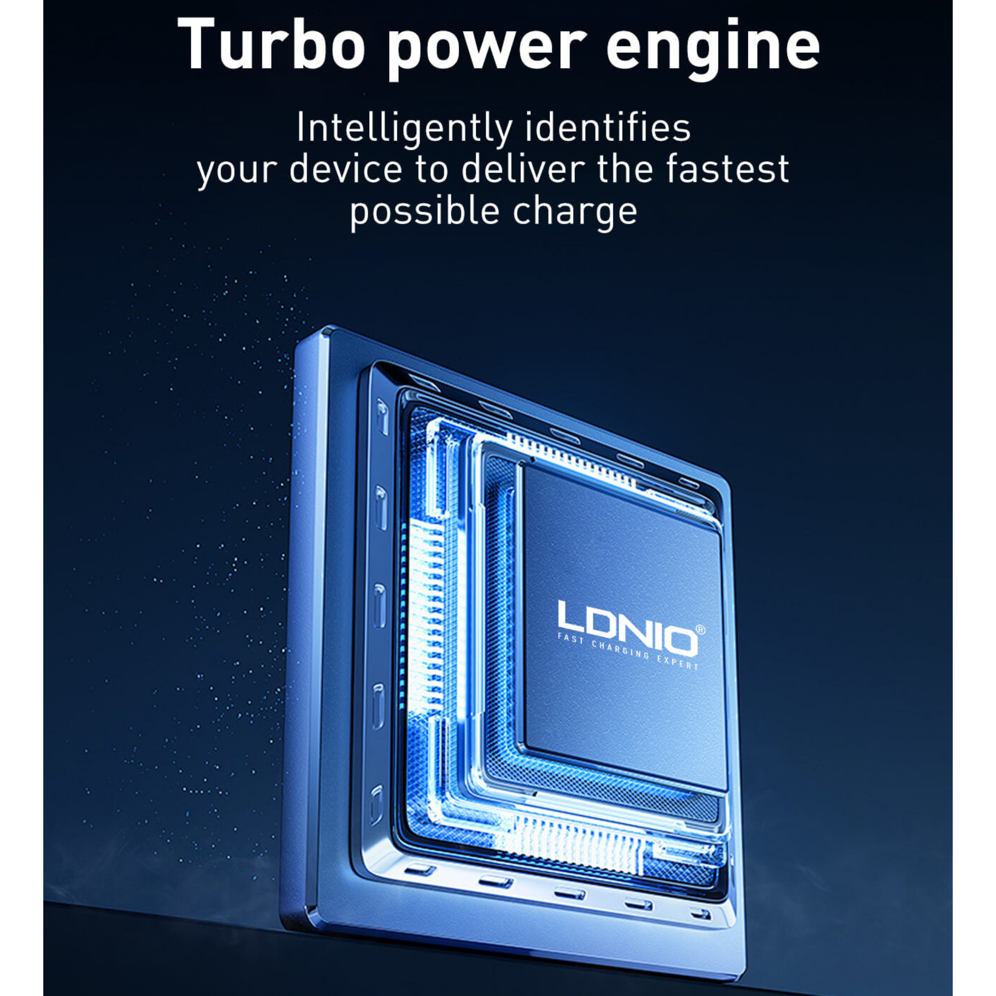 LDNIO WL02 5 IN 1 Desktop Wireless Charging Station