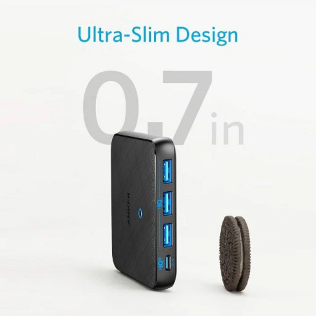 Anker PowerPort Atom 3 Slim 65W - 4-Port High-Speed Multi-Port Fast Charging Station