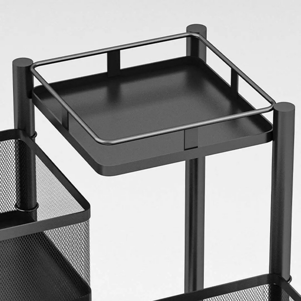 5 Layer Rotating Kitchen Organizer Storage Rack