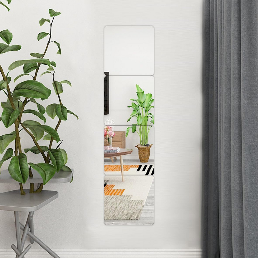 Acrylic Glass Wall Mirror - HD Self Adhesive DIY Mirror