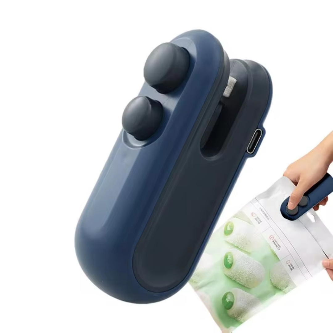 Mini Heat Sealer with Cutter - USB Charging Plastic Bags Sealer and Opener