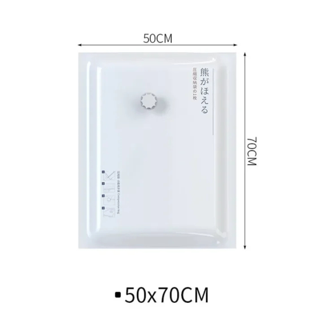 Vacuum Storage Bags for Clothes - Plastic Sealer Compression Bags