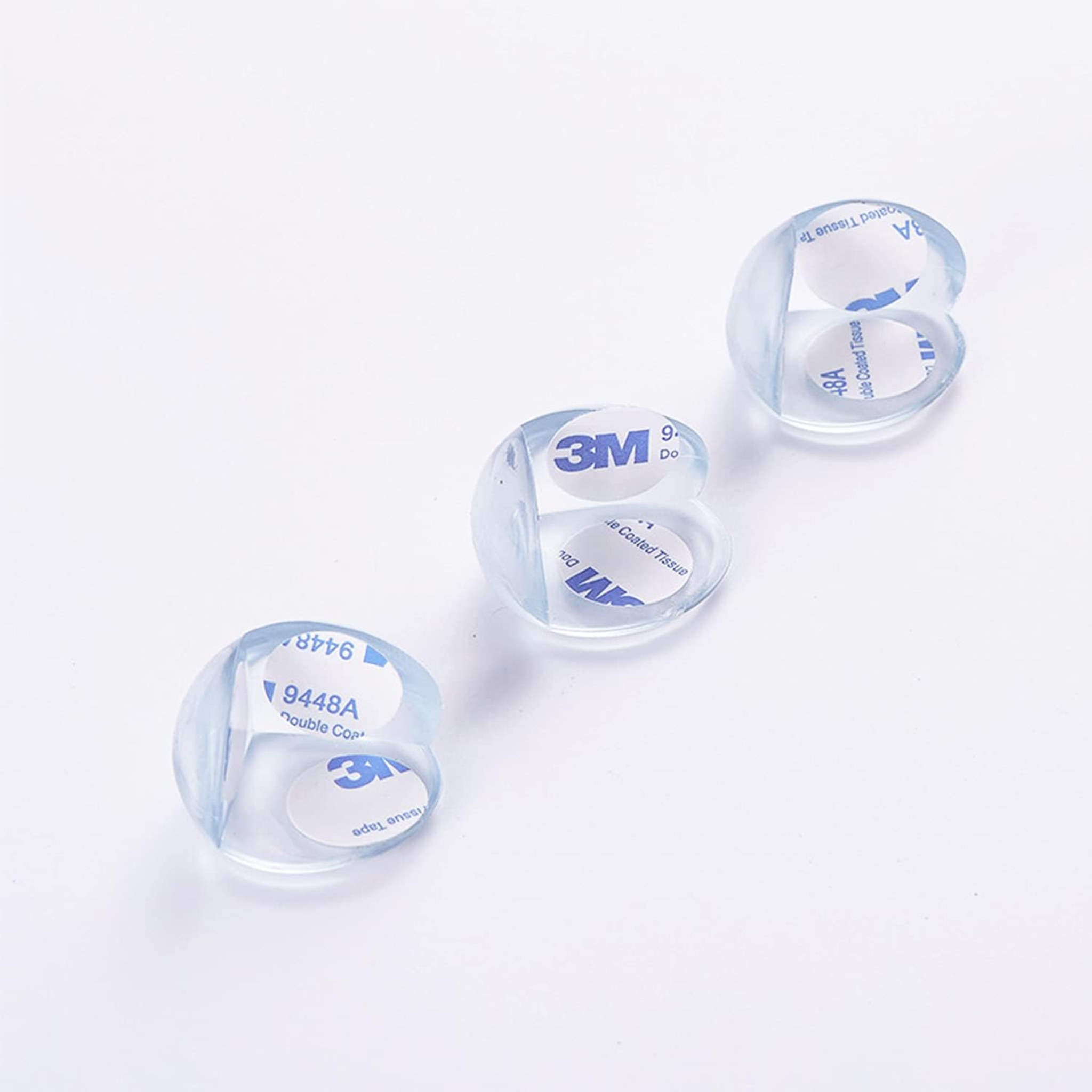 Transparent Silicone Table and Furniture Corner Protectors for Baby Safety (Pack of 4 Pieces)