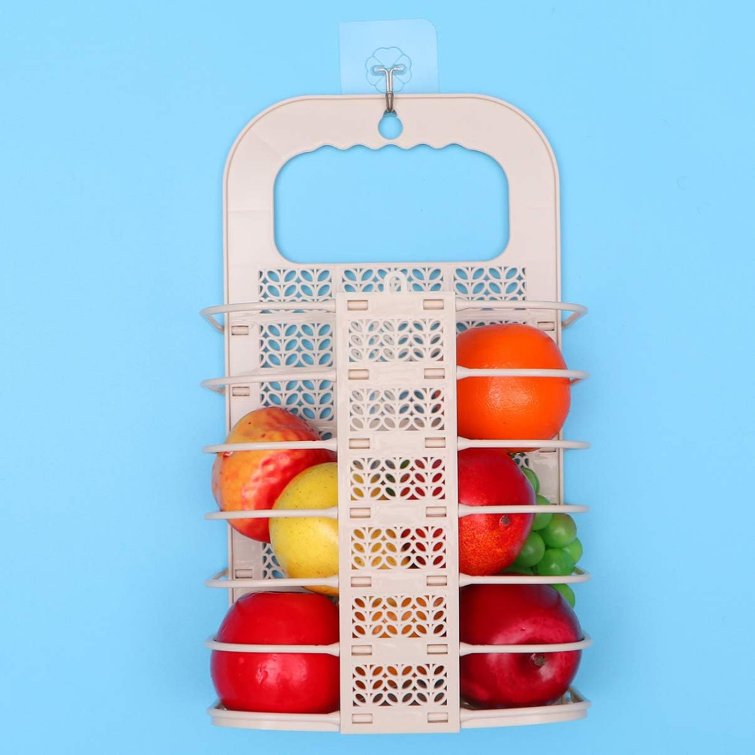 Wall Hanging Foldable Laundry Clothes Storage Basket Organizer Bin