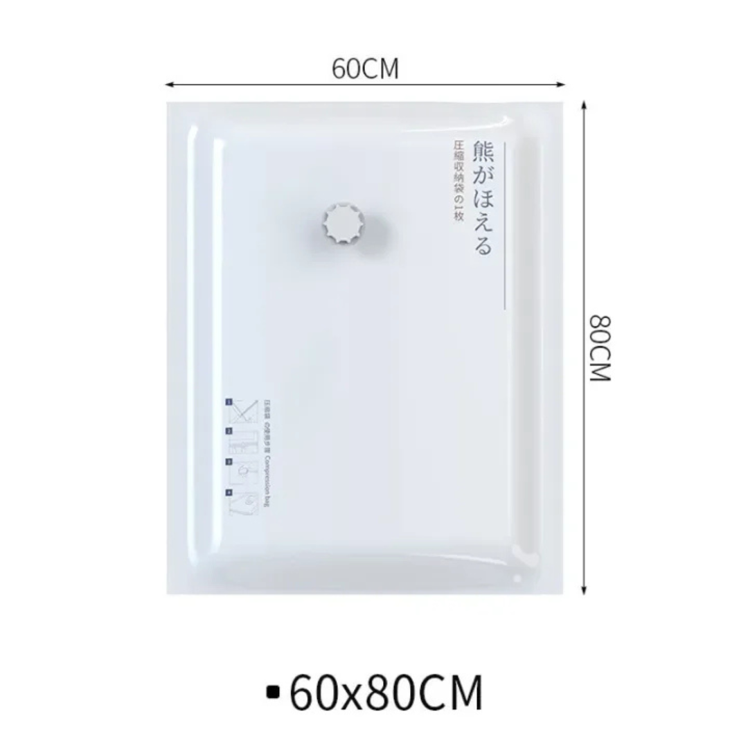 Vacuum Storage Bags for Clothes - Plastic Sealer Compression Bags