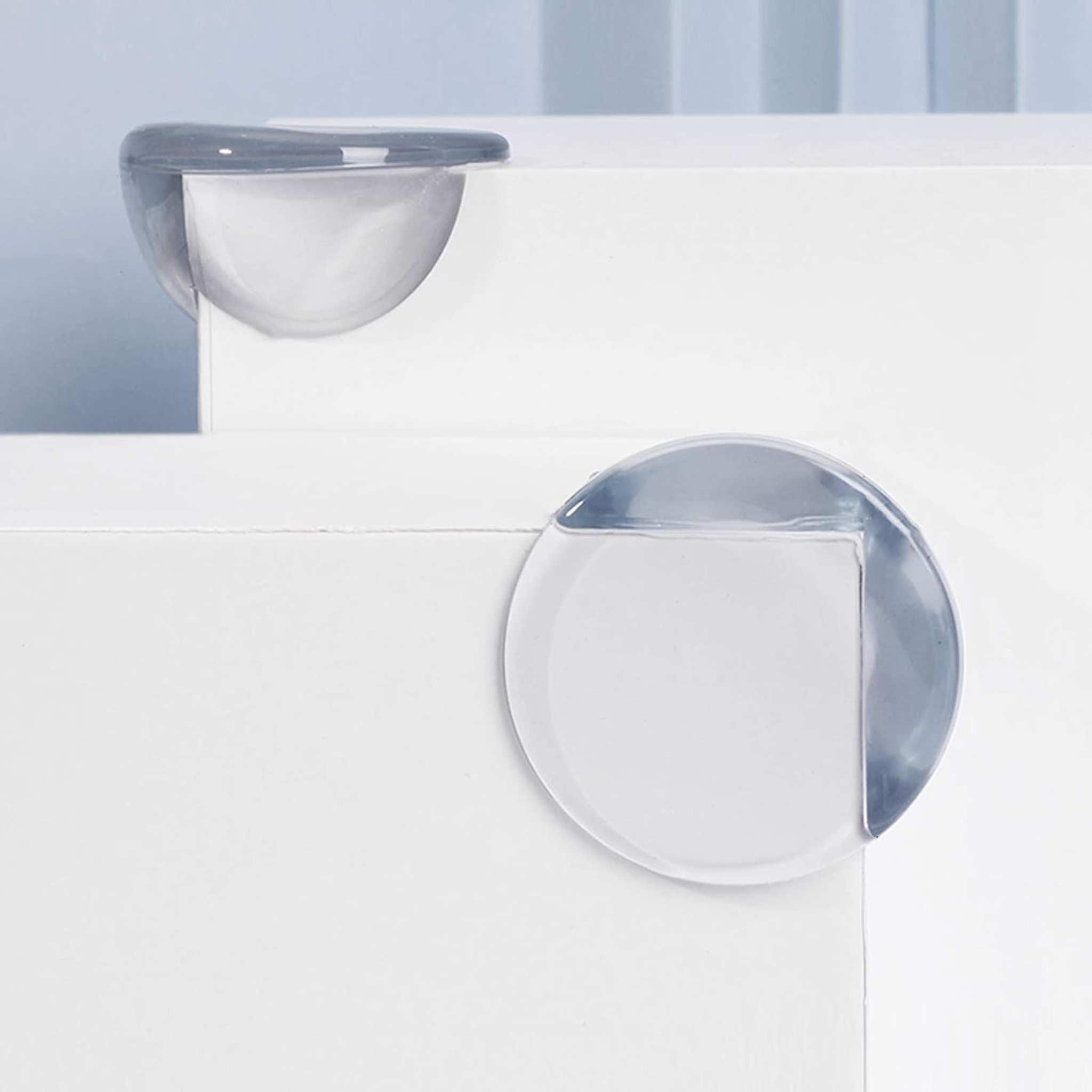 Transparent Silicone Table and Furniture Corner Protectors for Baby Safety (Pack of 4 Pieces)