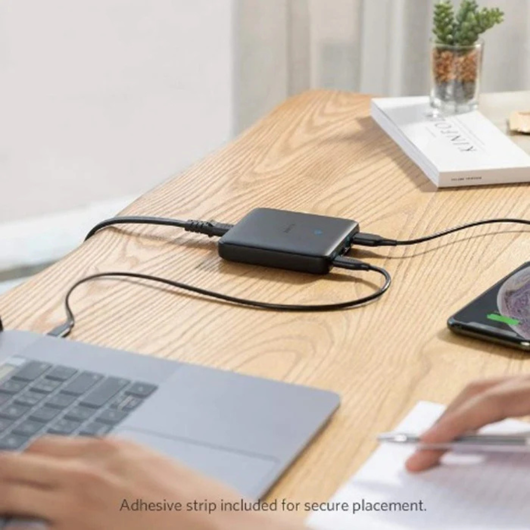 Anker PowerPort Atom 3 Slim 65W - 4-Port High-Speed Multi-Port Fast Charging Station