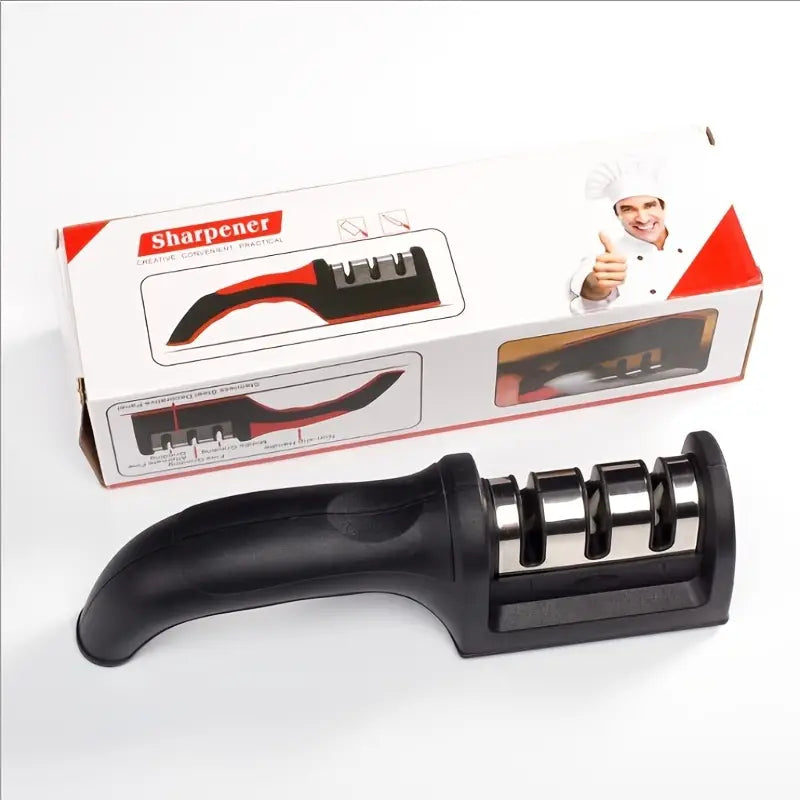 Portable Knife Sharpener with Comfortable Grip