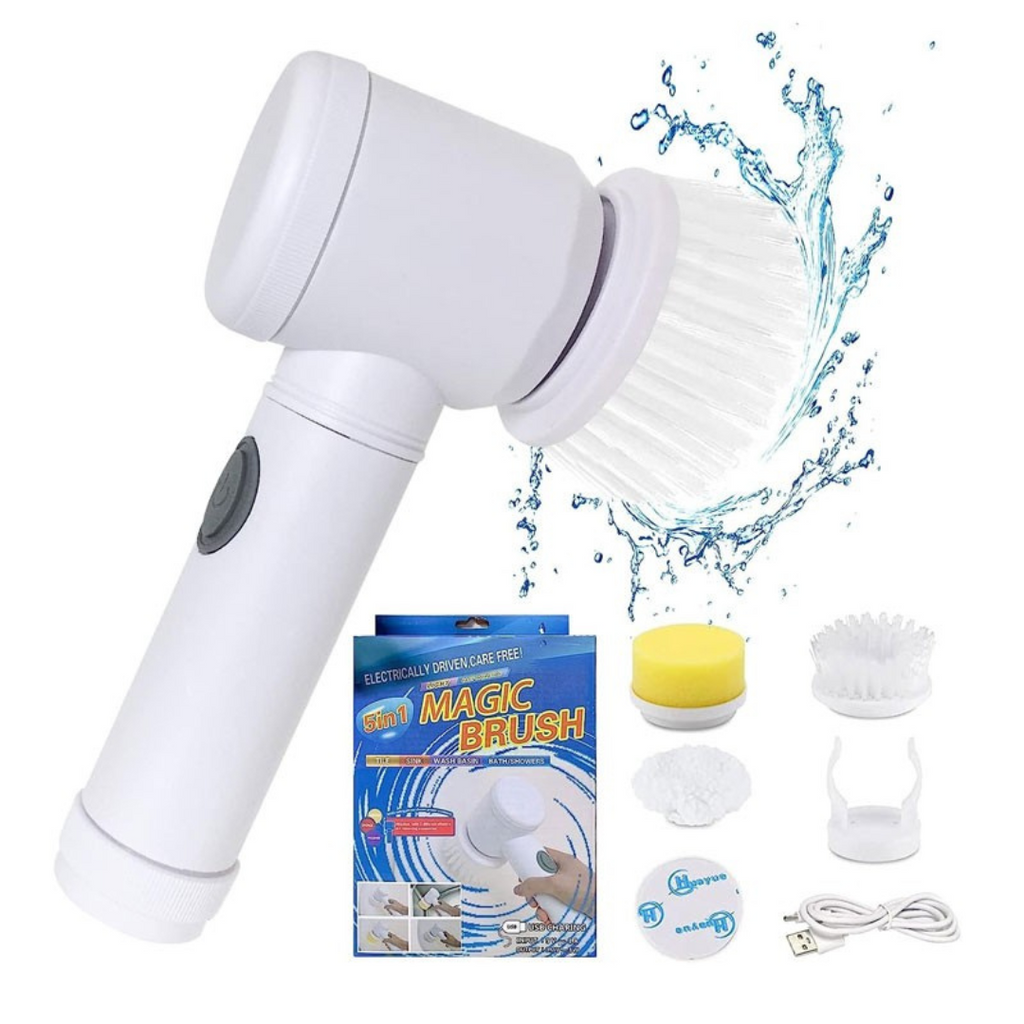 Multi Purpose Cordless Handheld Cleaning Spin Scrubber