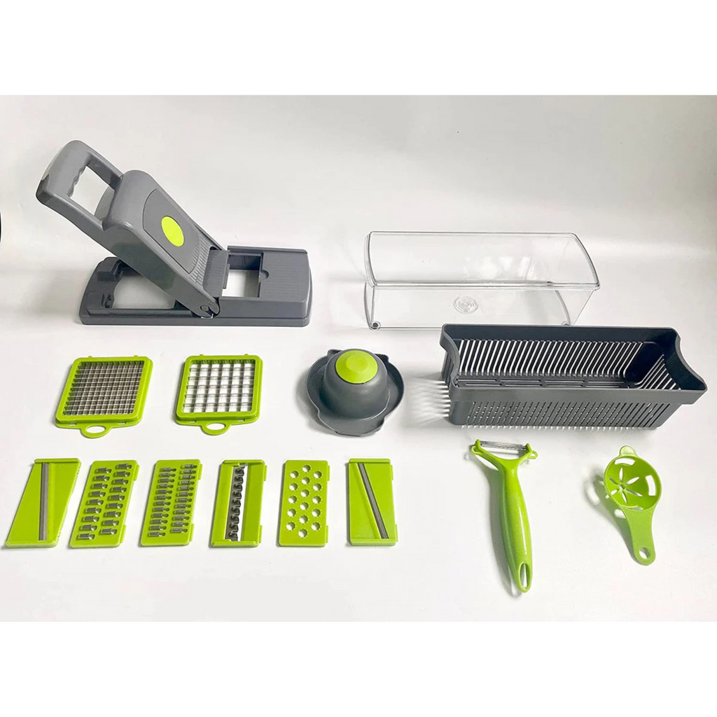 12 IN 1 Multifunctional Kitchen Vegetable Slicer Dicer Adjustable Mandolin Chopper
