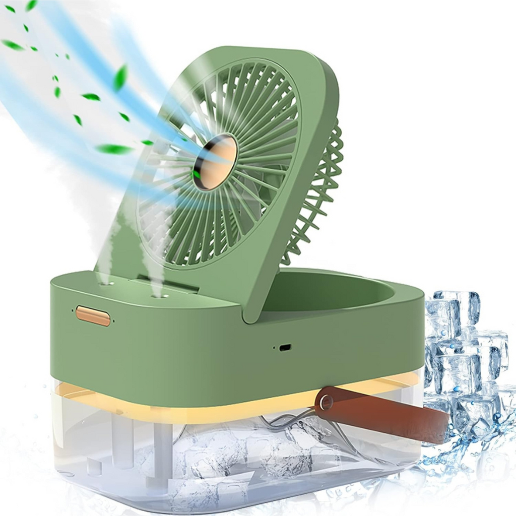 3 Speed Desk Air Cooler Fan with Dual Mist Spray