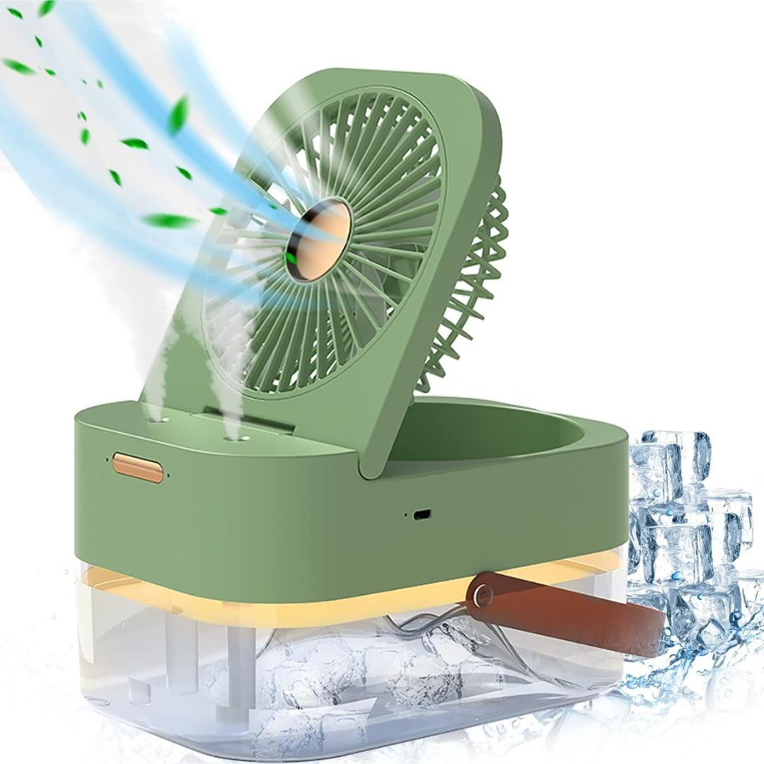 3 Speed Desk Air Cooler Fan with Dual Mist Spray