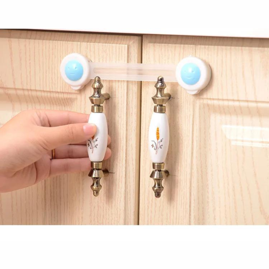 Child Safety Lock, Drawer Cabinet Locking (2 Pcs/Packet)