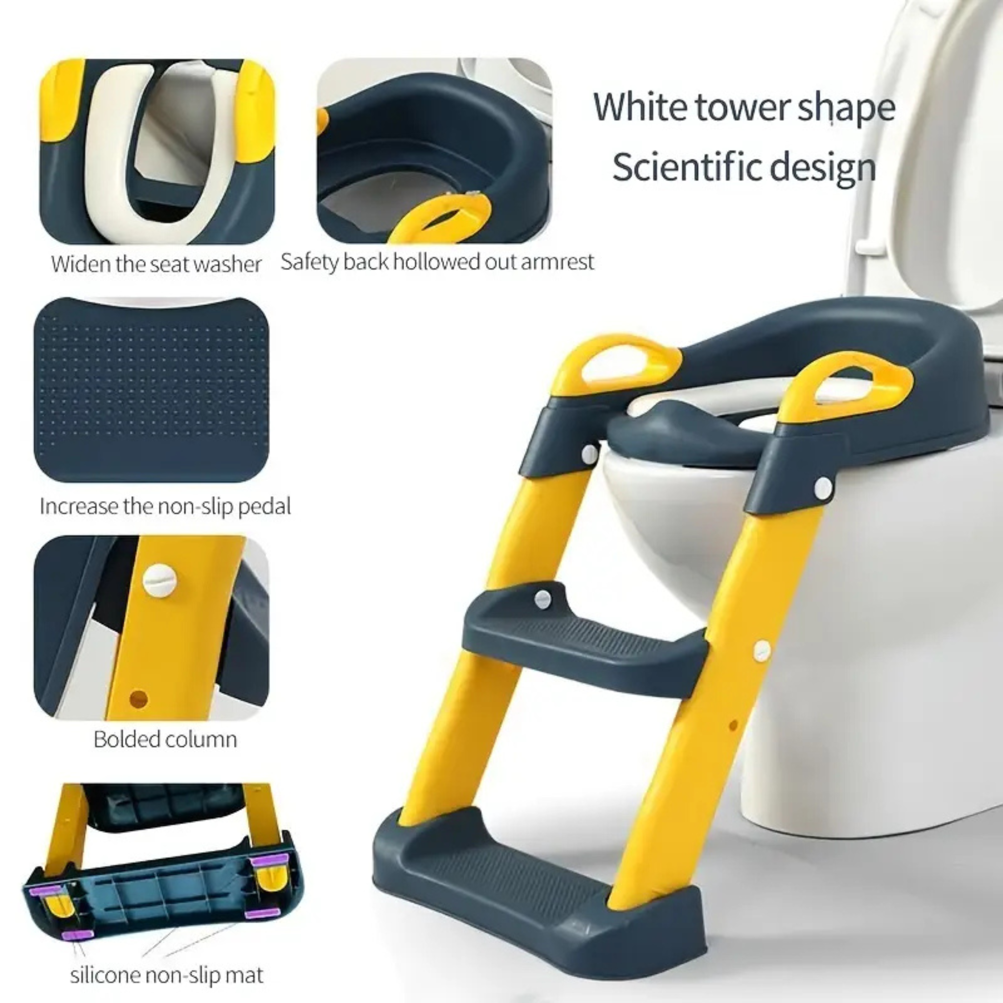 Potty Training Seat with Ladder Steps for Toddlers