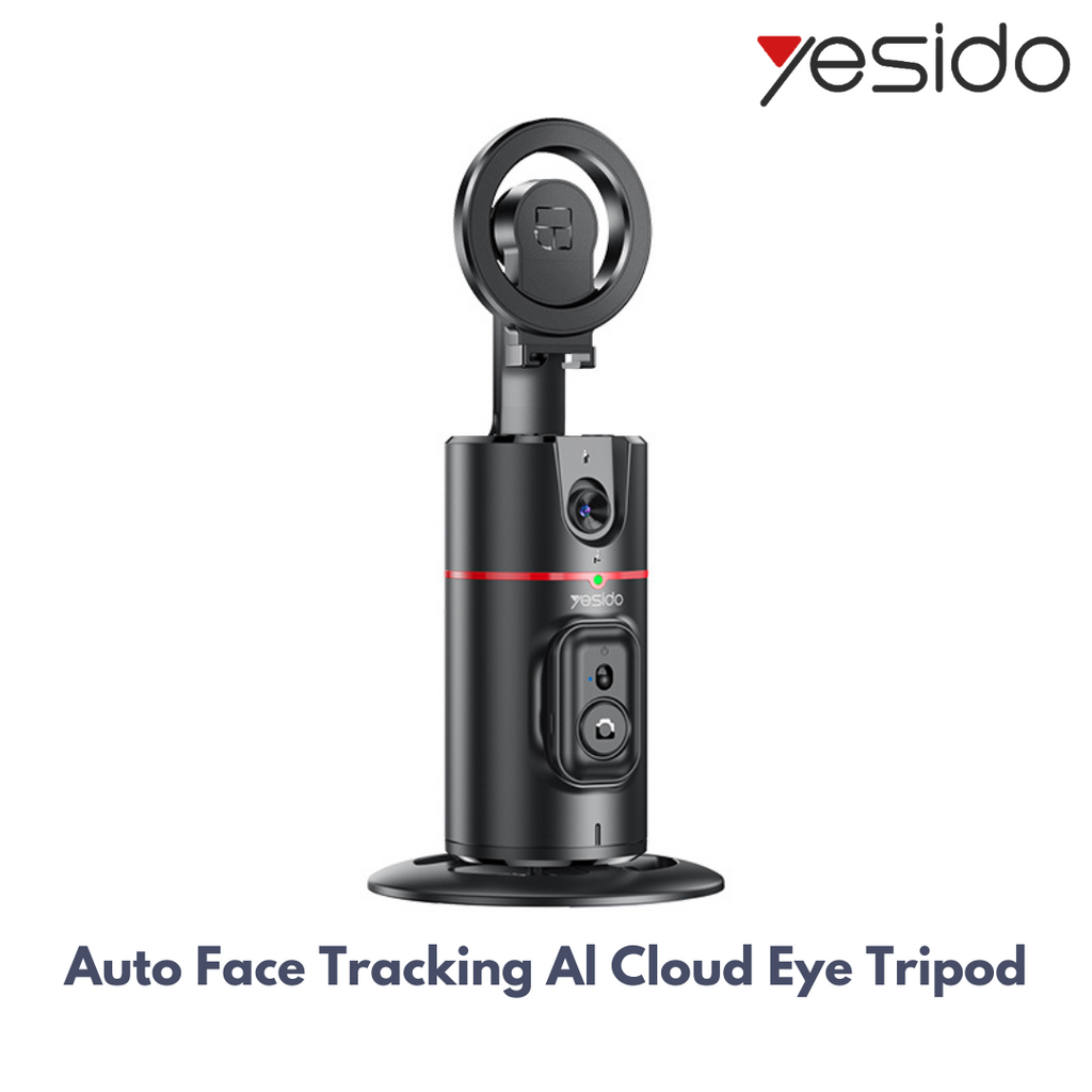 Yesido Mobile Phone Stabilizer Tripod - 360° Wireless Auto Face Tracking Al Cloud Eye Stabilizer