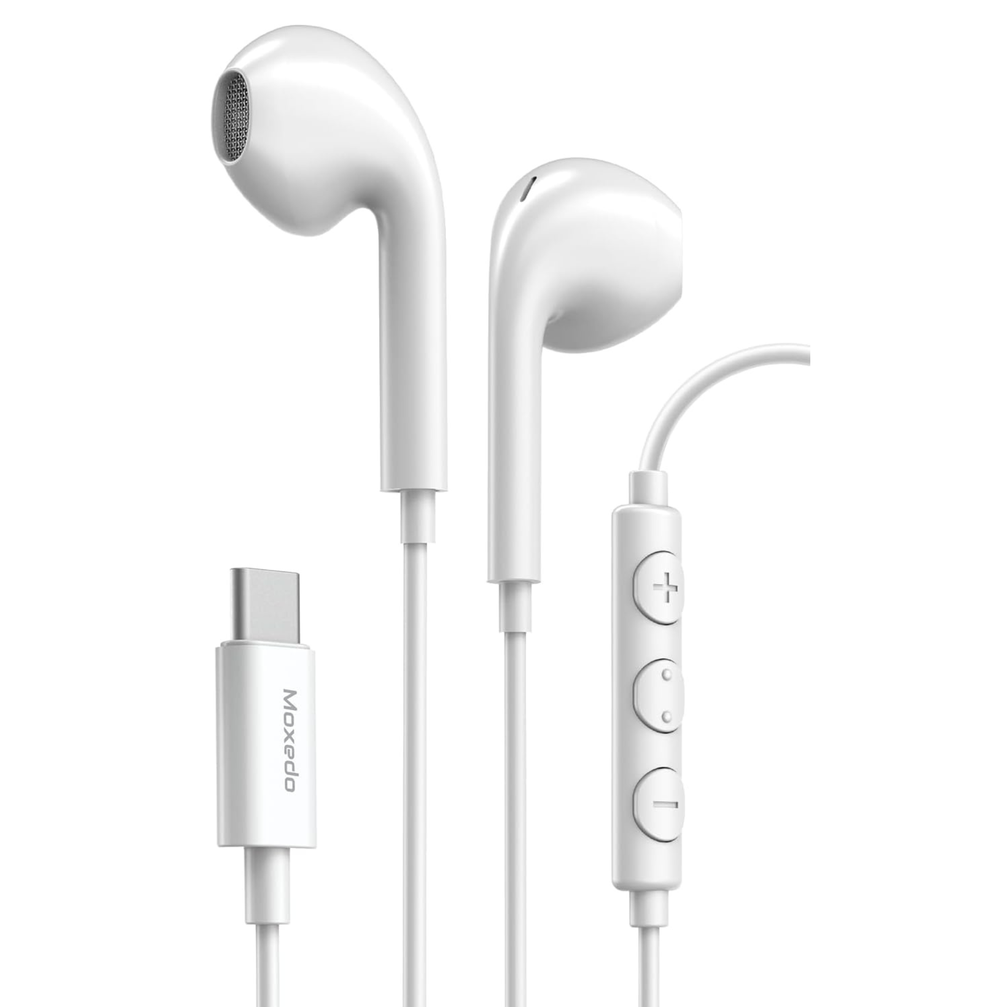 Moxedo Wired Stereo USB Type C Earphone with In-line Mic & Remote