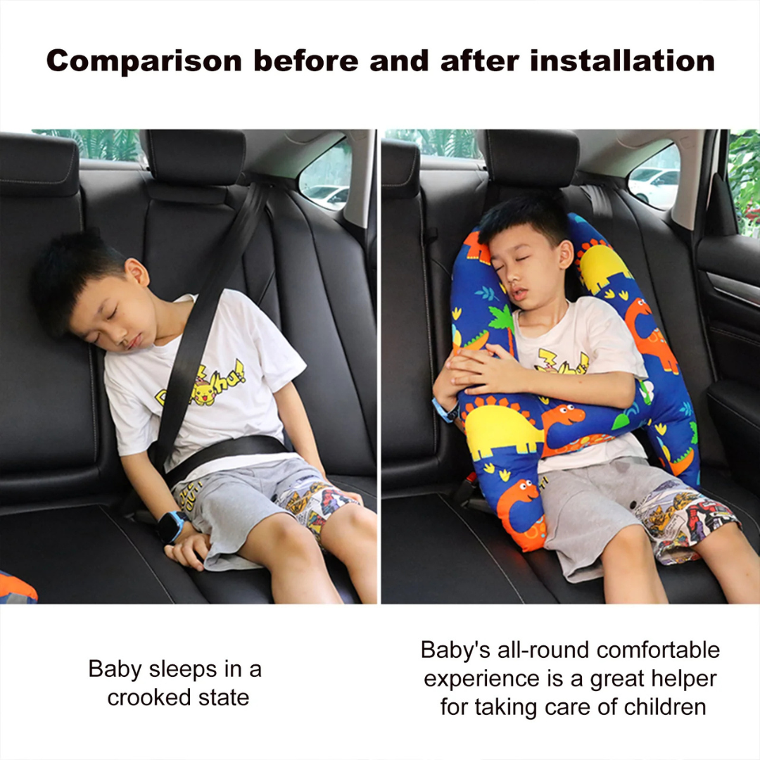 Car Seat Travel Sleeping Pillow for Head Neck & Body Support