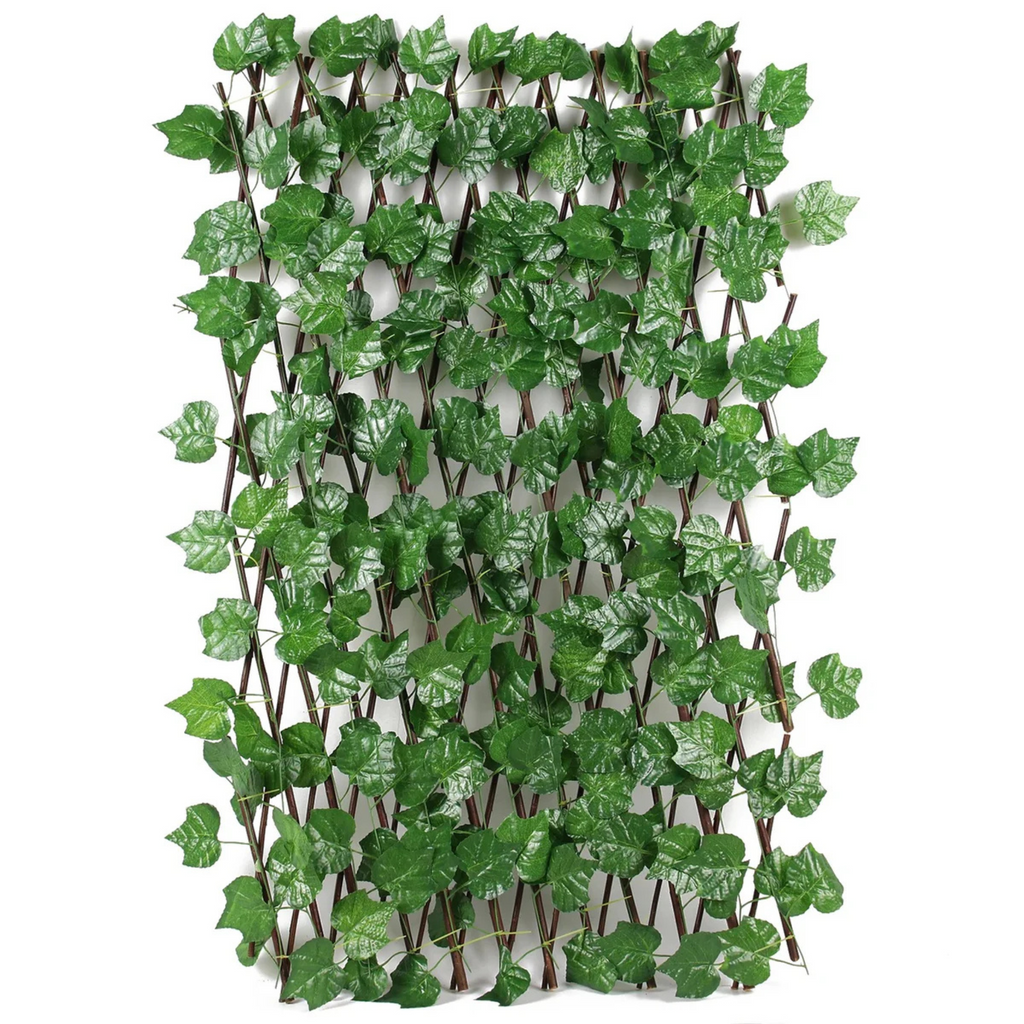 Artificial Greenery Screen Plastic Ivy Plant Fence for Balcony