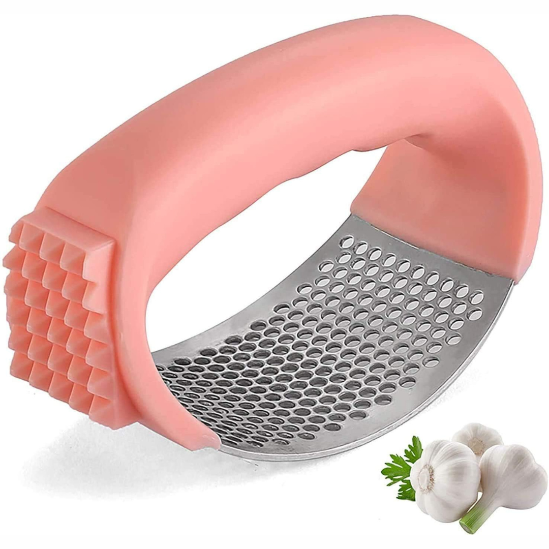 Handheld Easy Garlic Press with Comfortable Grip