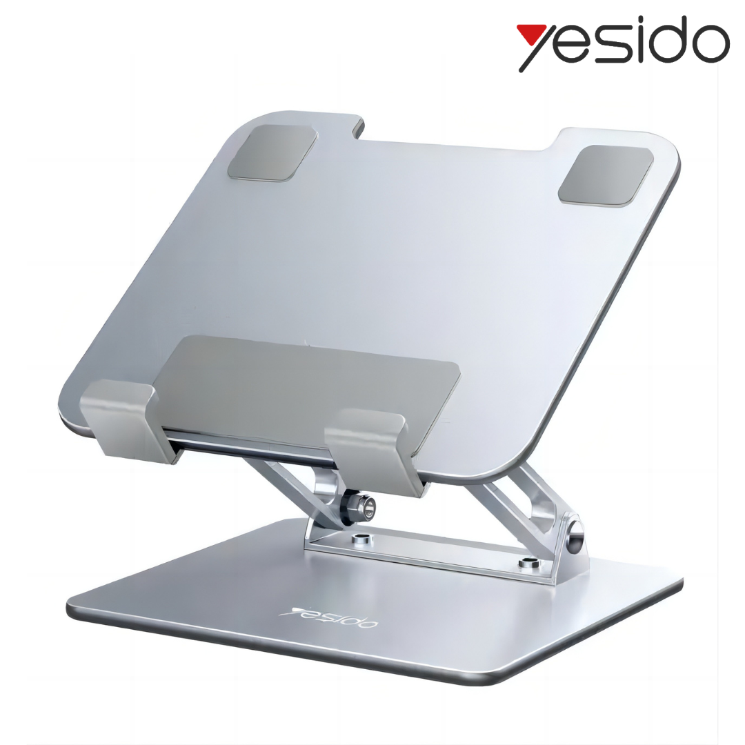 Adjustable Height Foldable Aluminium Alloy Tablet Holder Stand - Yesido C185