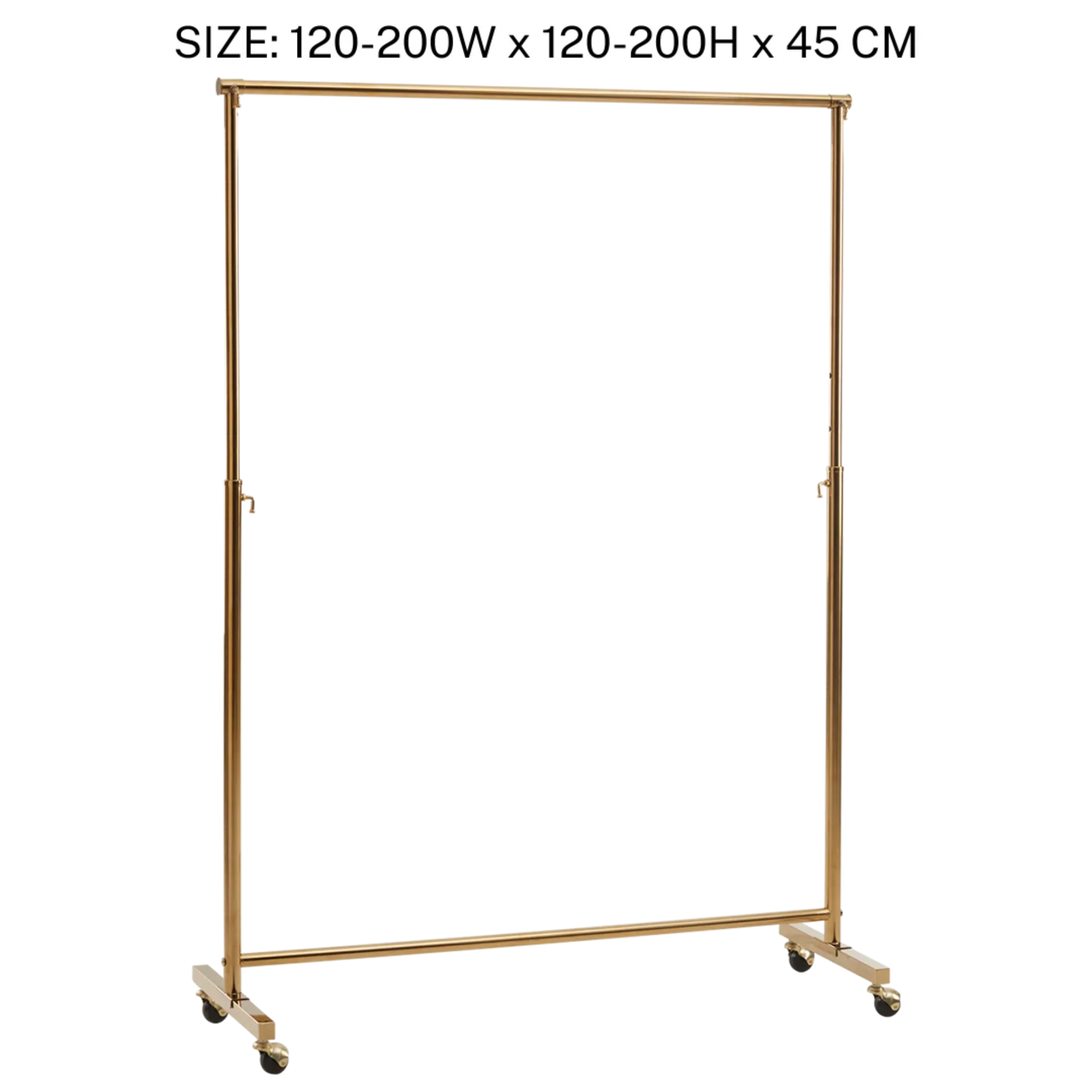 Heavy Duty Garment Display Racks for Shops & Boutique - Chrome Plated Clothes Hanging Rack