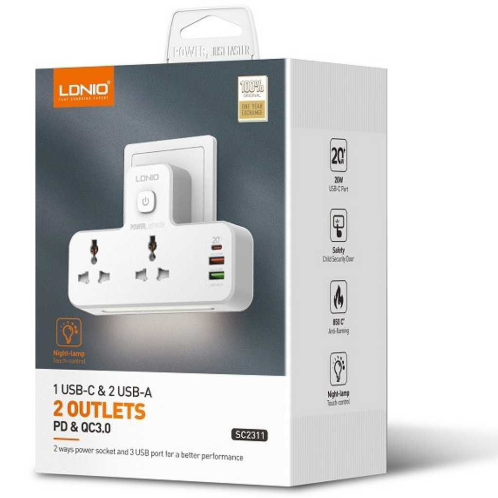 LDNIO SC2311 - Fast Charging Power Socket Strip
