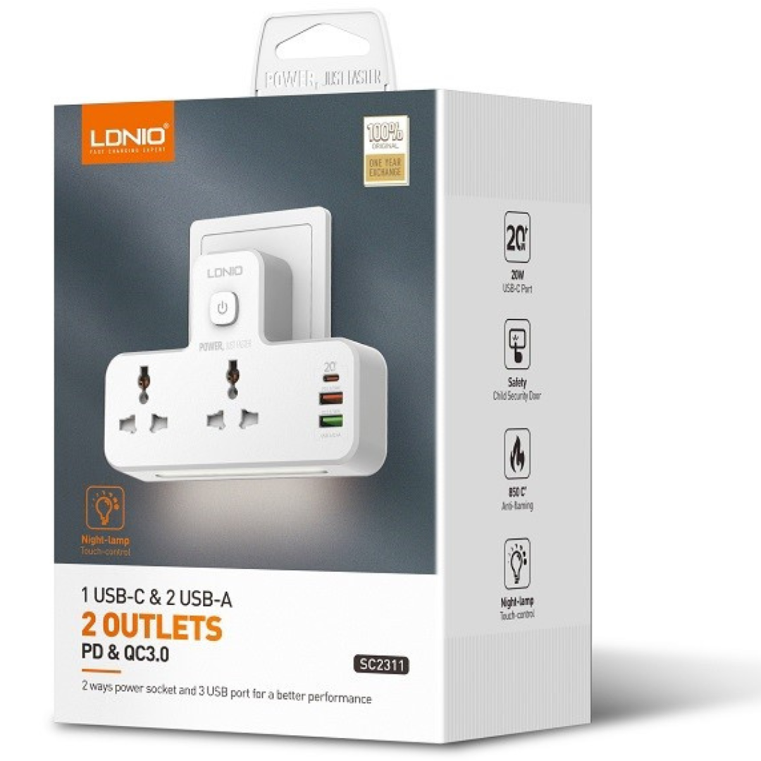 LDNIO SC2311 - Fast Charging Power Socket Strip