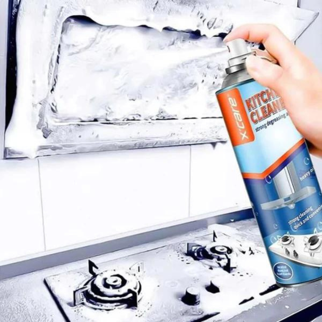 Kitchen Cleaner Spray - Grease & Oil Remover Foam Spray