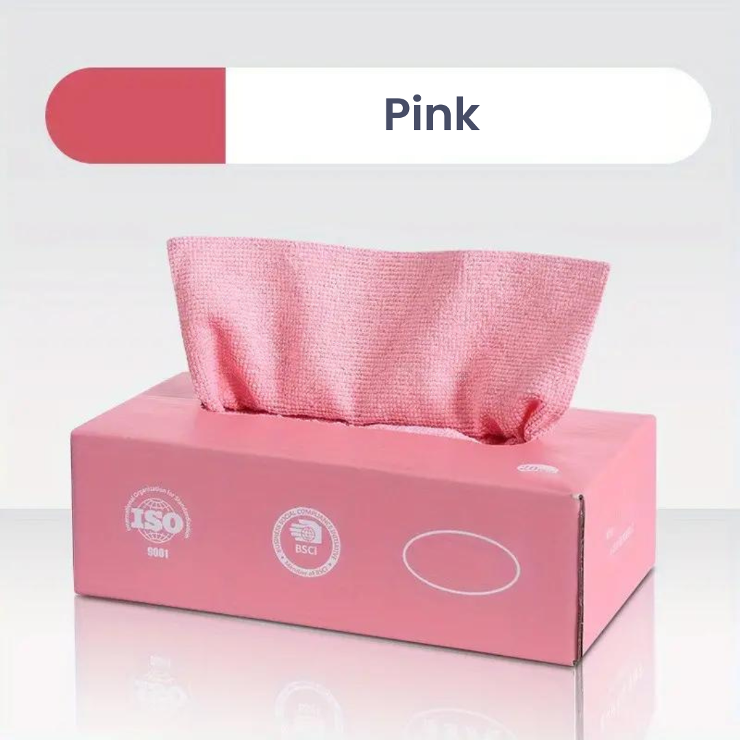 20 Pcs/Box Reusable Microfiber Cleaning Towel