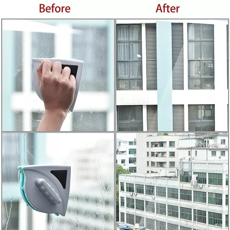 Double Sided Magnetic Glass & Window Cleaner