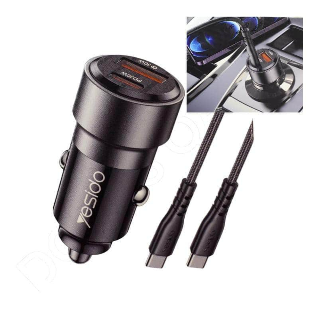 Yesido Y55 60W Fast Charging Car Charger Adapter