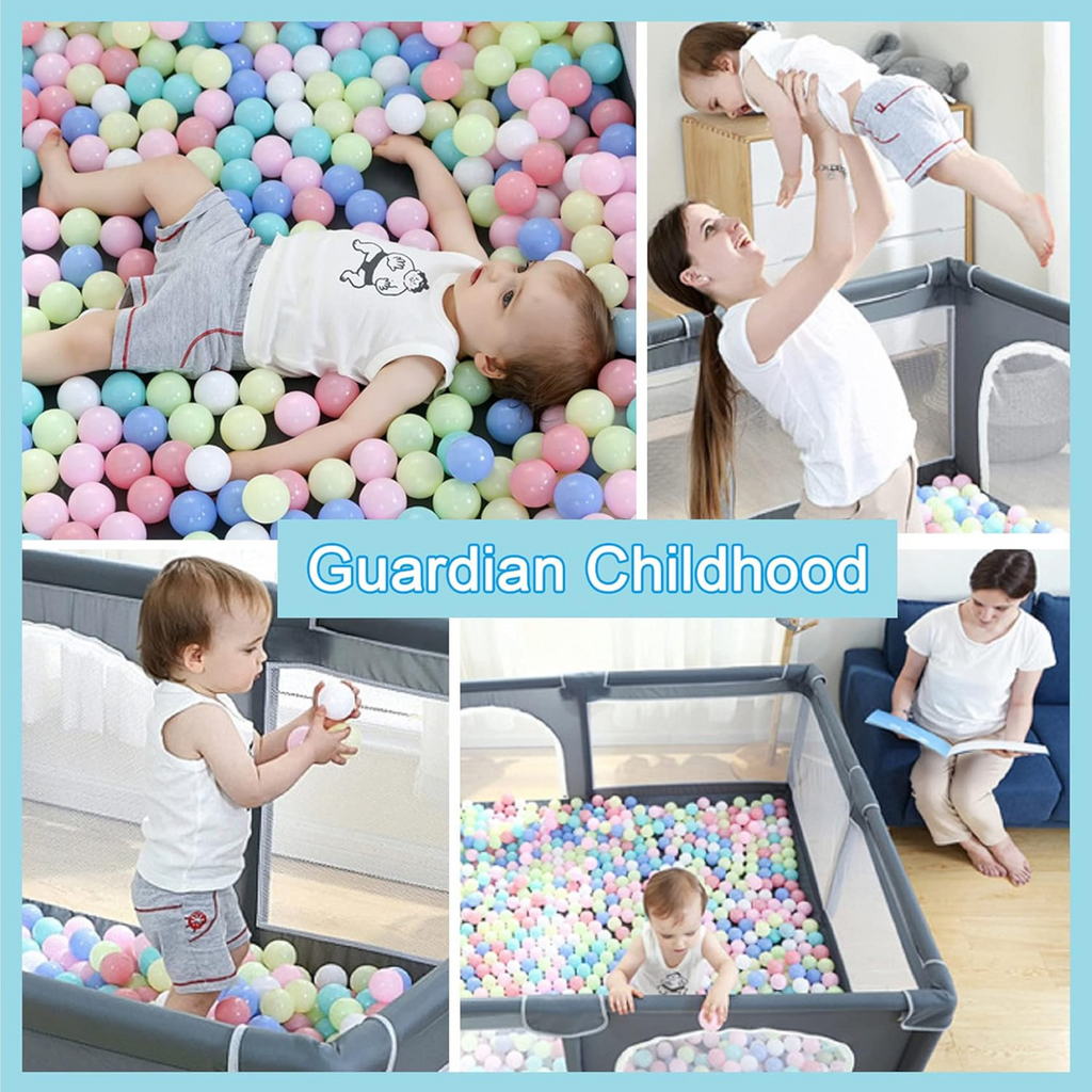Baby Playpen 180x150 CM with Ocean Balls