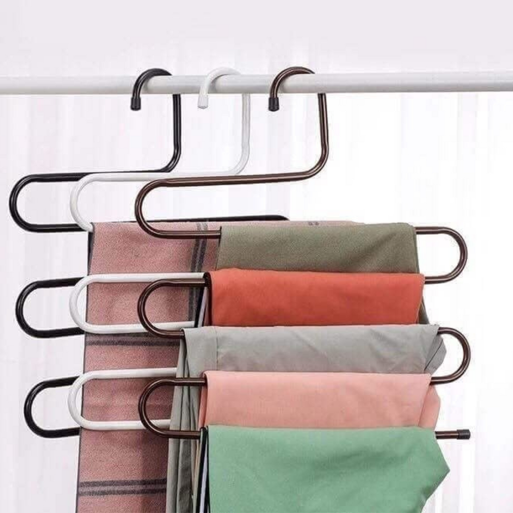 Multi-functional Space Saving Pants Hanger Rack
