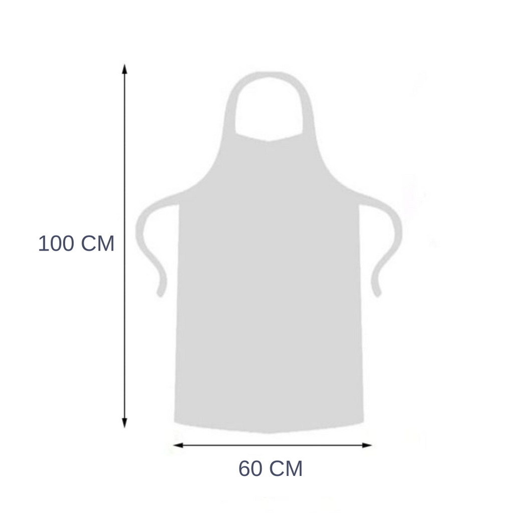 Waterproof Disposable Plastic Aprons for Kitchen 50pcs/Pack