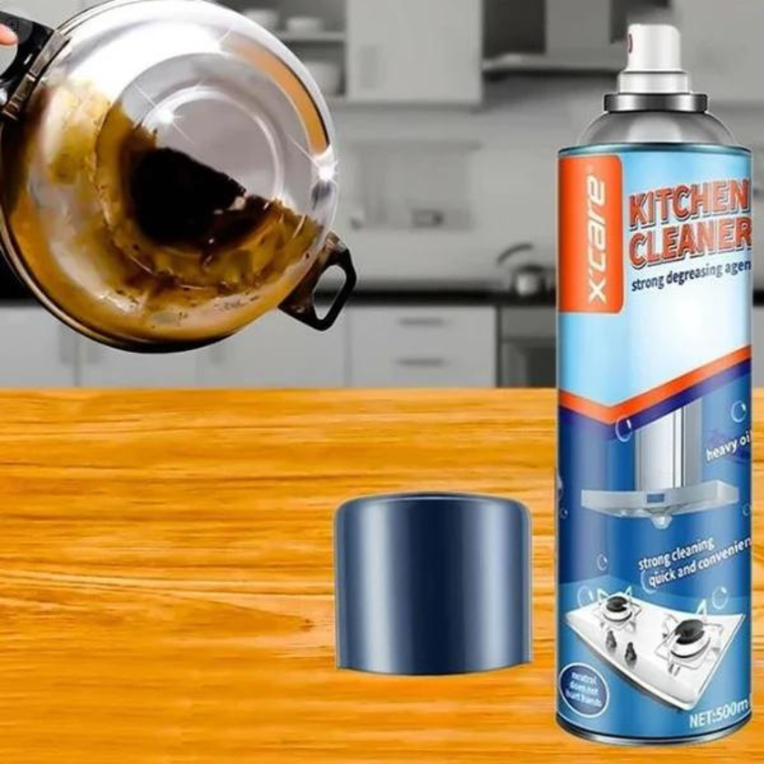 Kitchen Cleaner Spray - Grease & Oil Remover Foam Spray