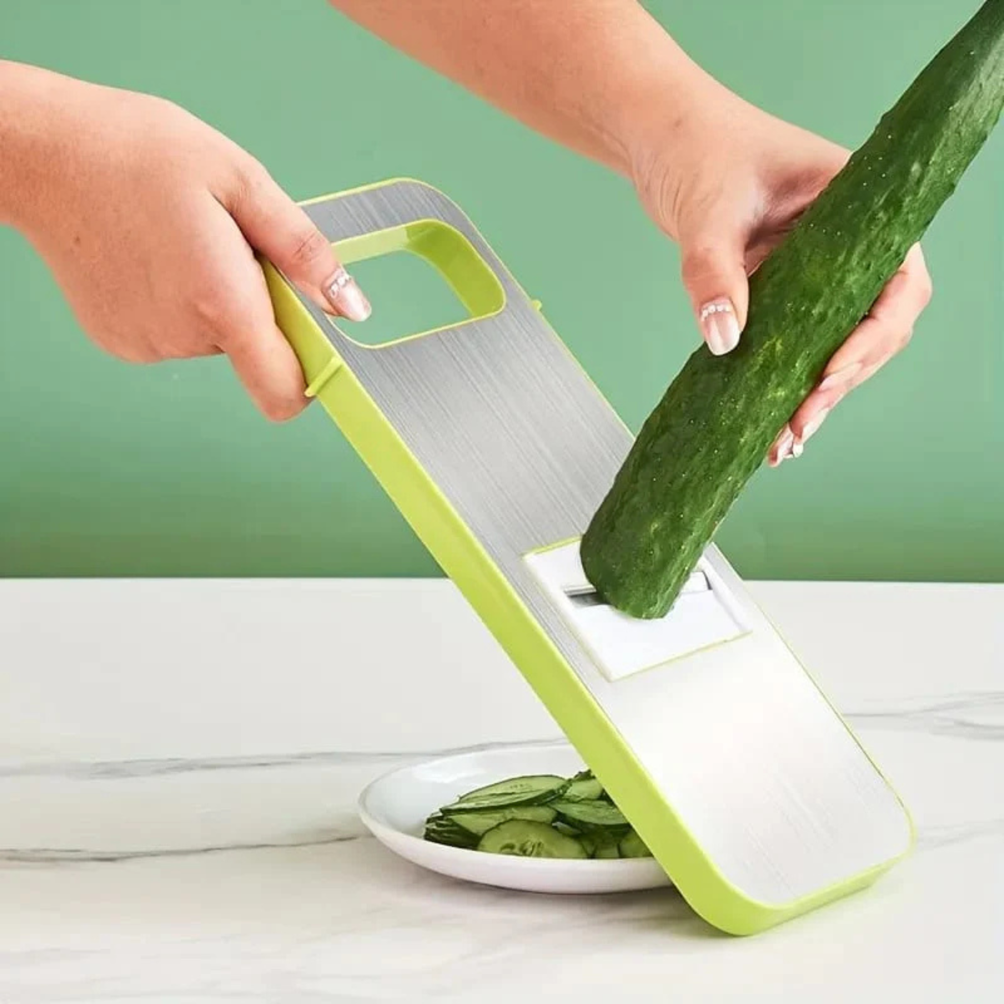 7 IN 1 Multi-functional Safety Vegetable Grater for Kitchen (Slicer, Cutter, Chopper, Dicer)
