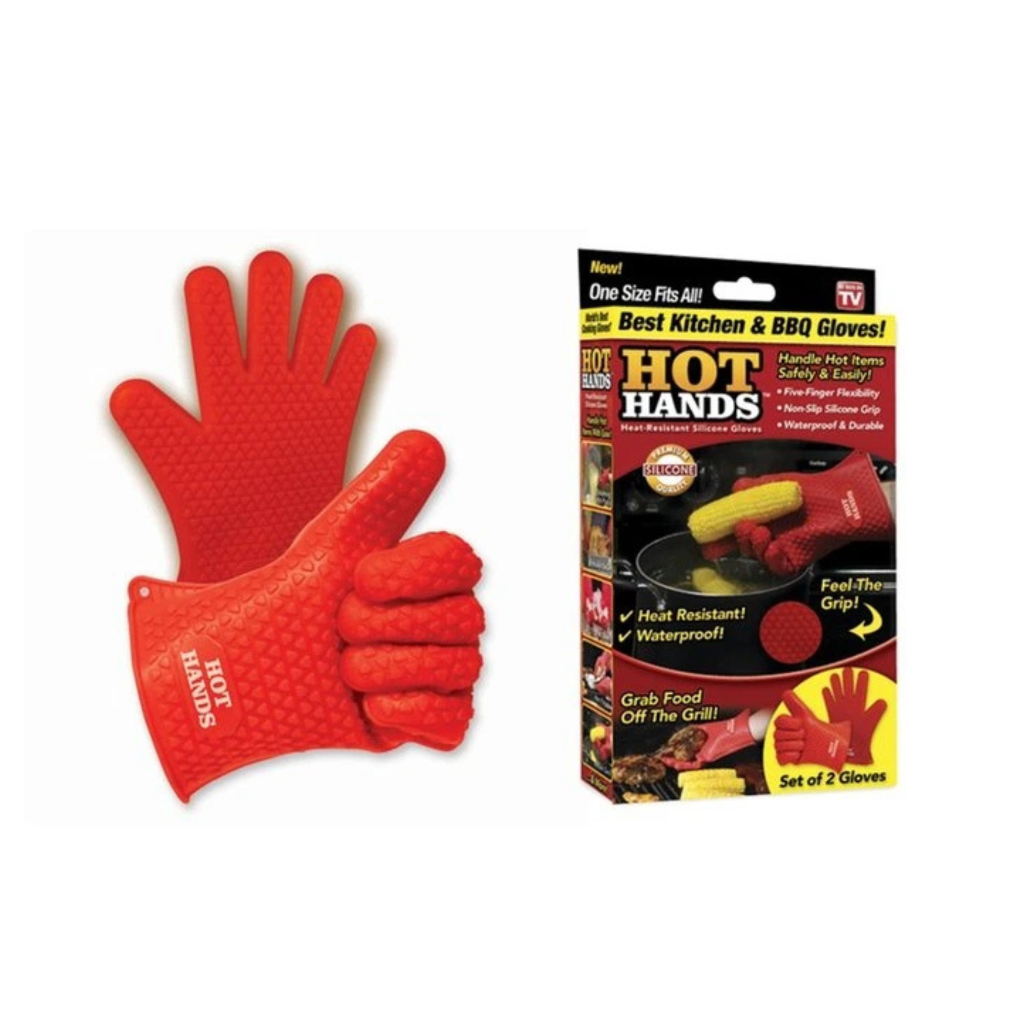 Heat Resistant Non-stick Silicone Gloves for Kitchen