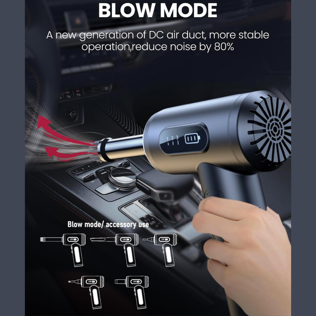 Moxedo Cordless Dual Way Vacuum Cleaner cum Air Blower