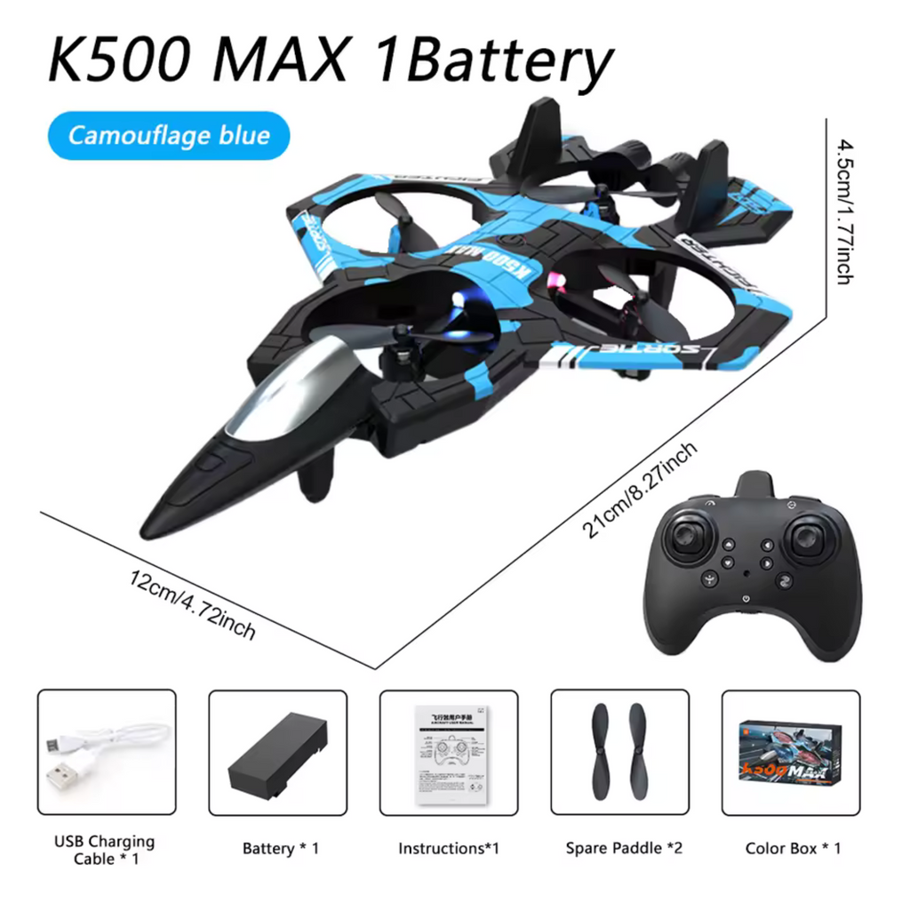 K500 Max Drone RC Jet Plane