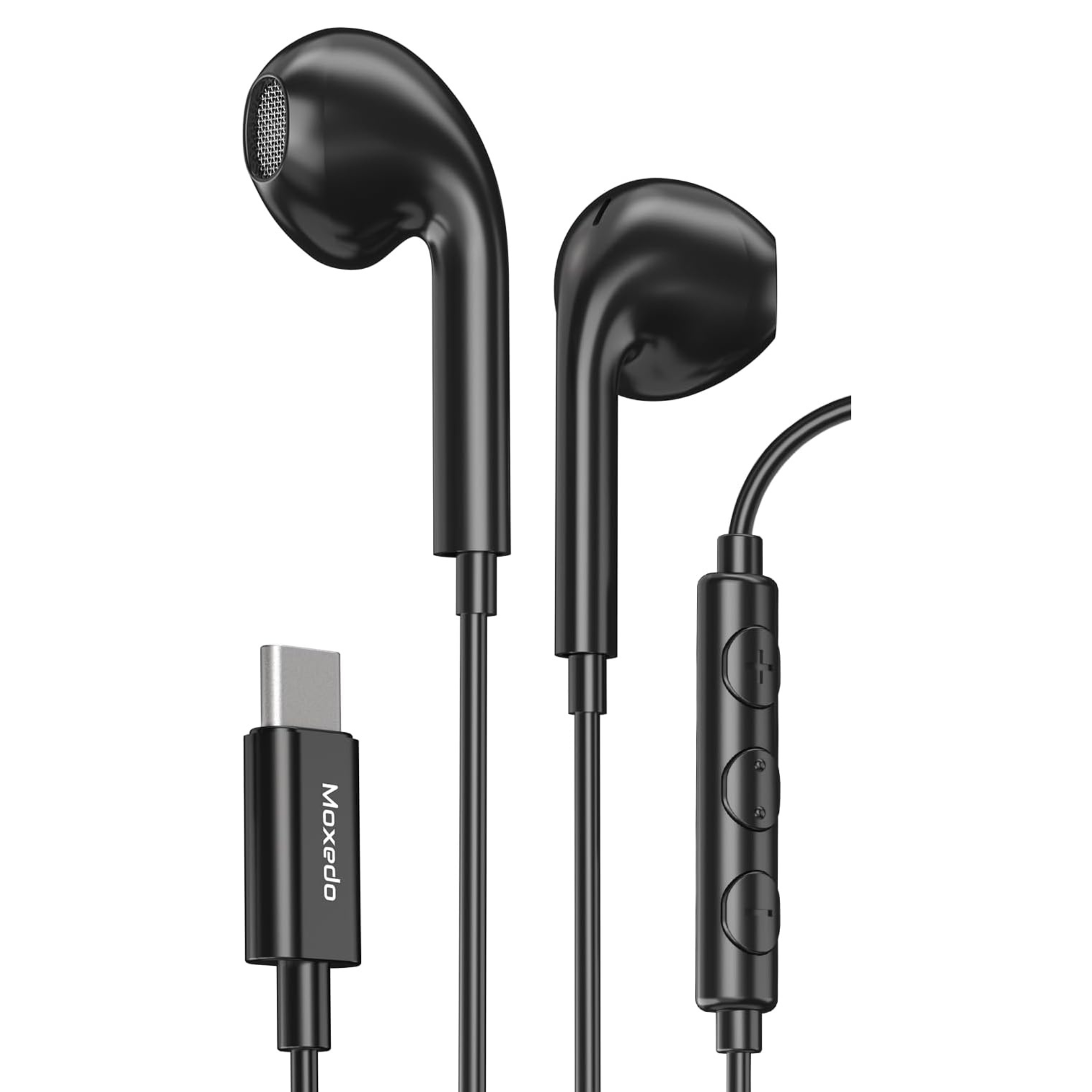 Moxedo Wired Stereo USB Type C Earphone with In-line Mic & Remote