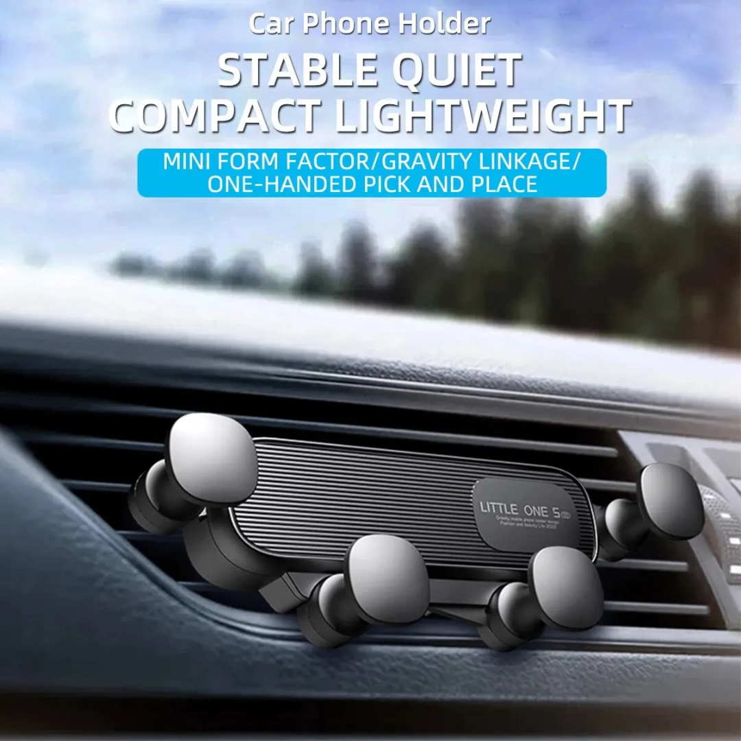 Gravity Sensing Mobile Phone Holder for Car AC Air Vent