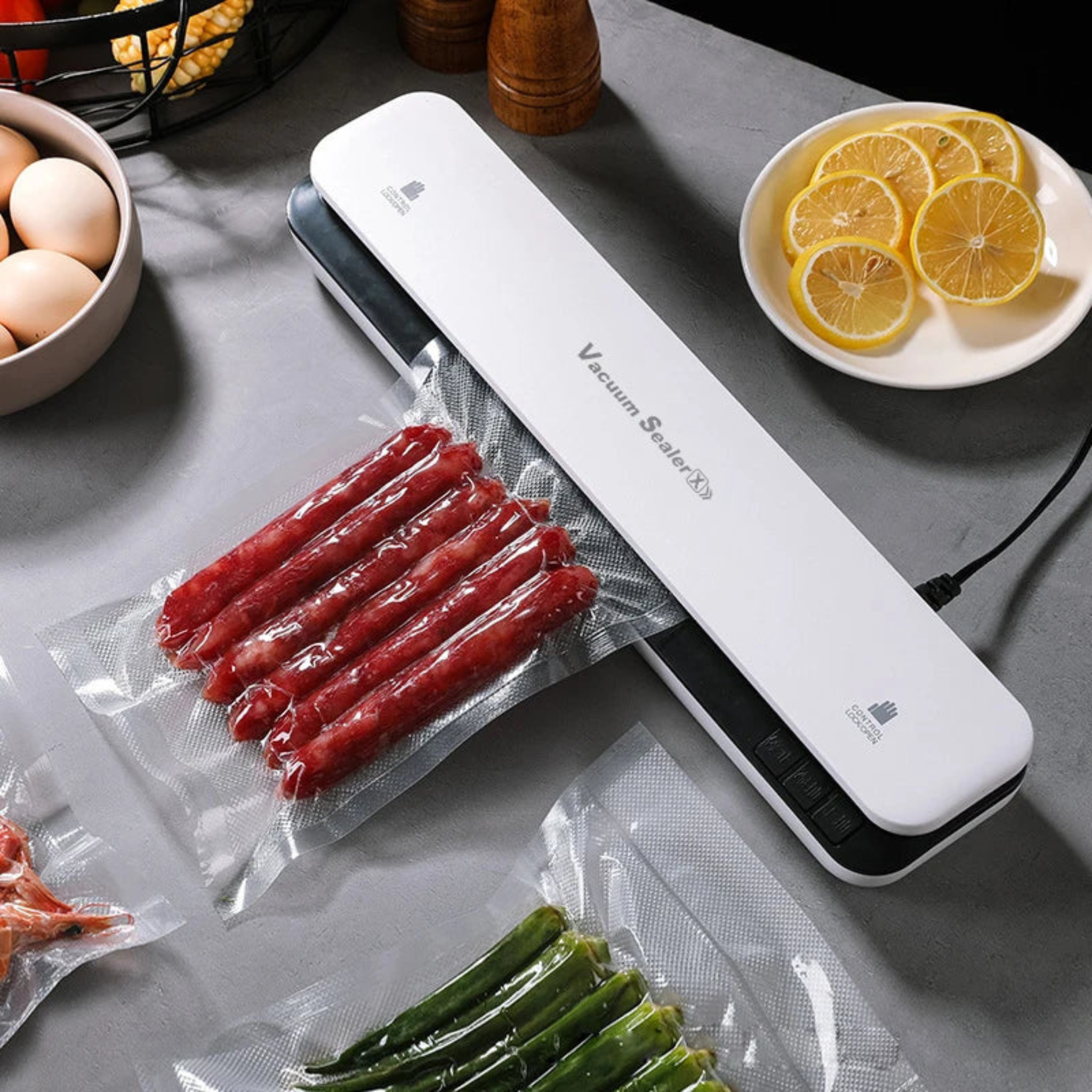 Vacuum Sealer for Automatic Vacuum Packing and Sealing