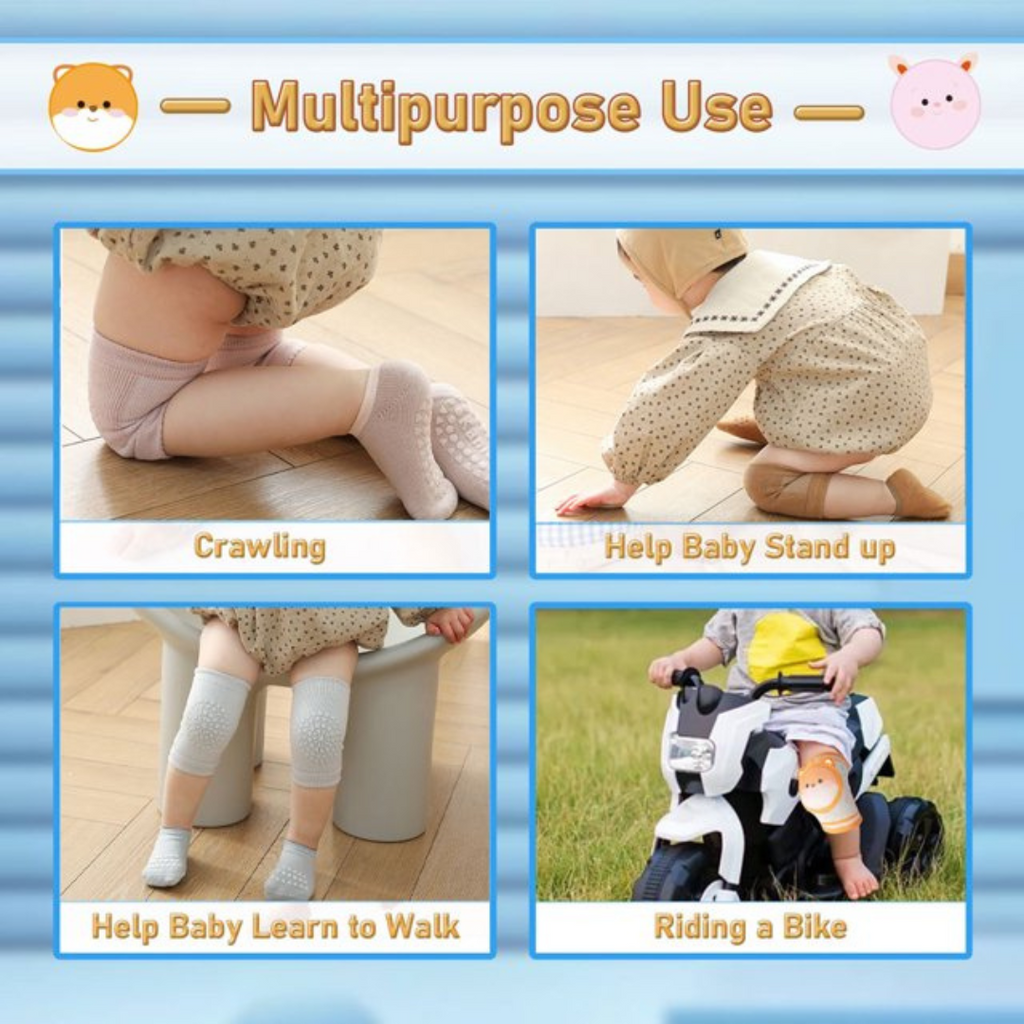 Protective Knee & Elbow Socks for Infants and Baby