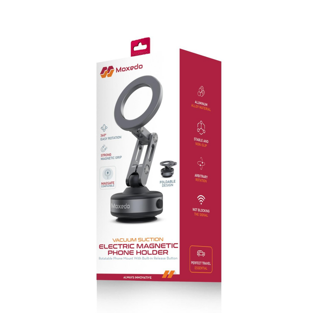 Moxedo Vacuum Suction Electric Magnetic Phone Holder