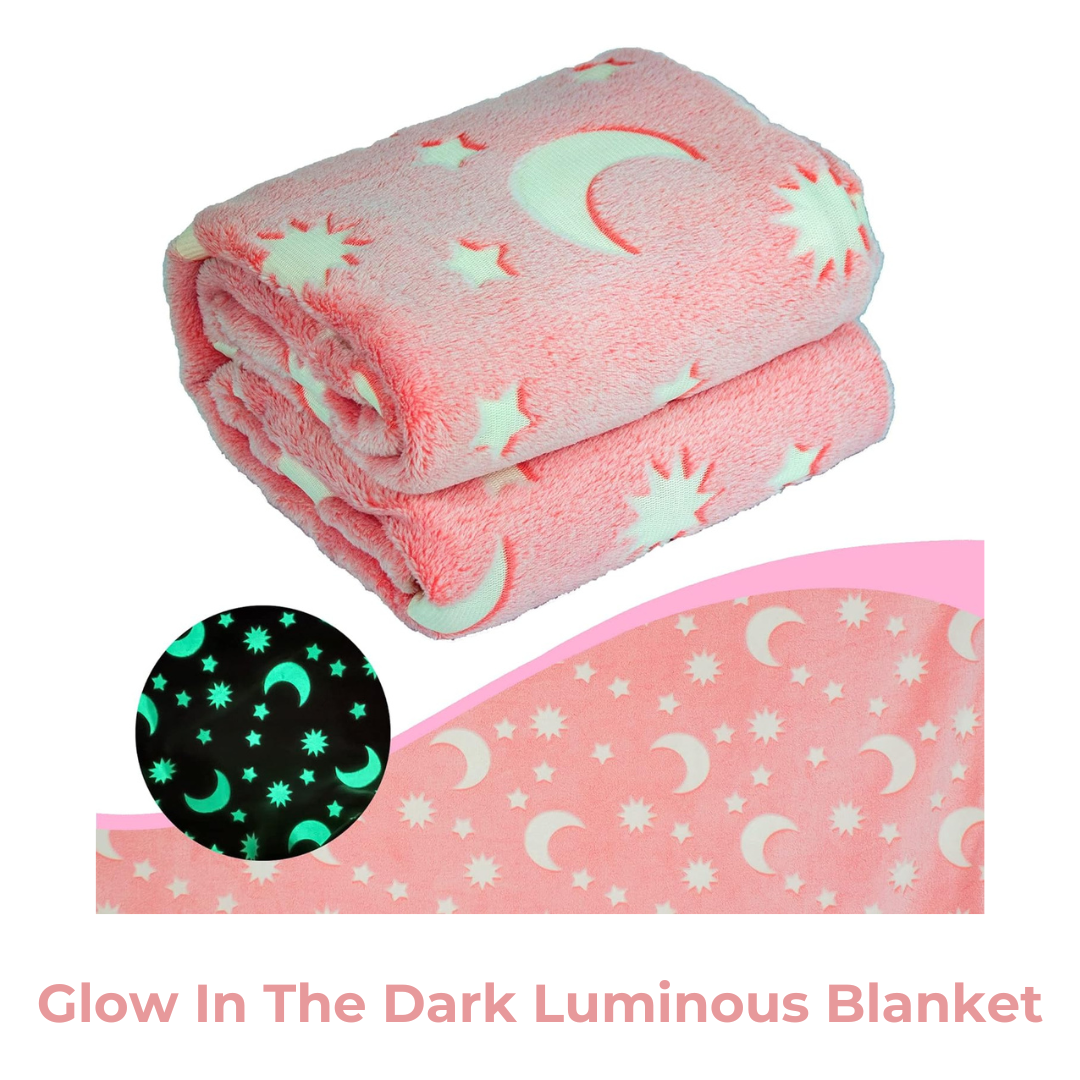 Glow In The Dark Luminous Blanket (Gift for Kids) , 120 x 150 CM