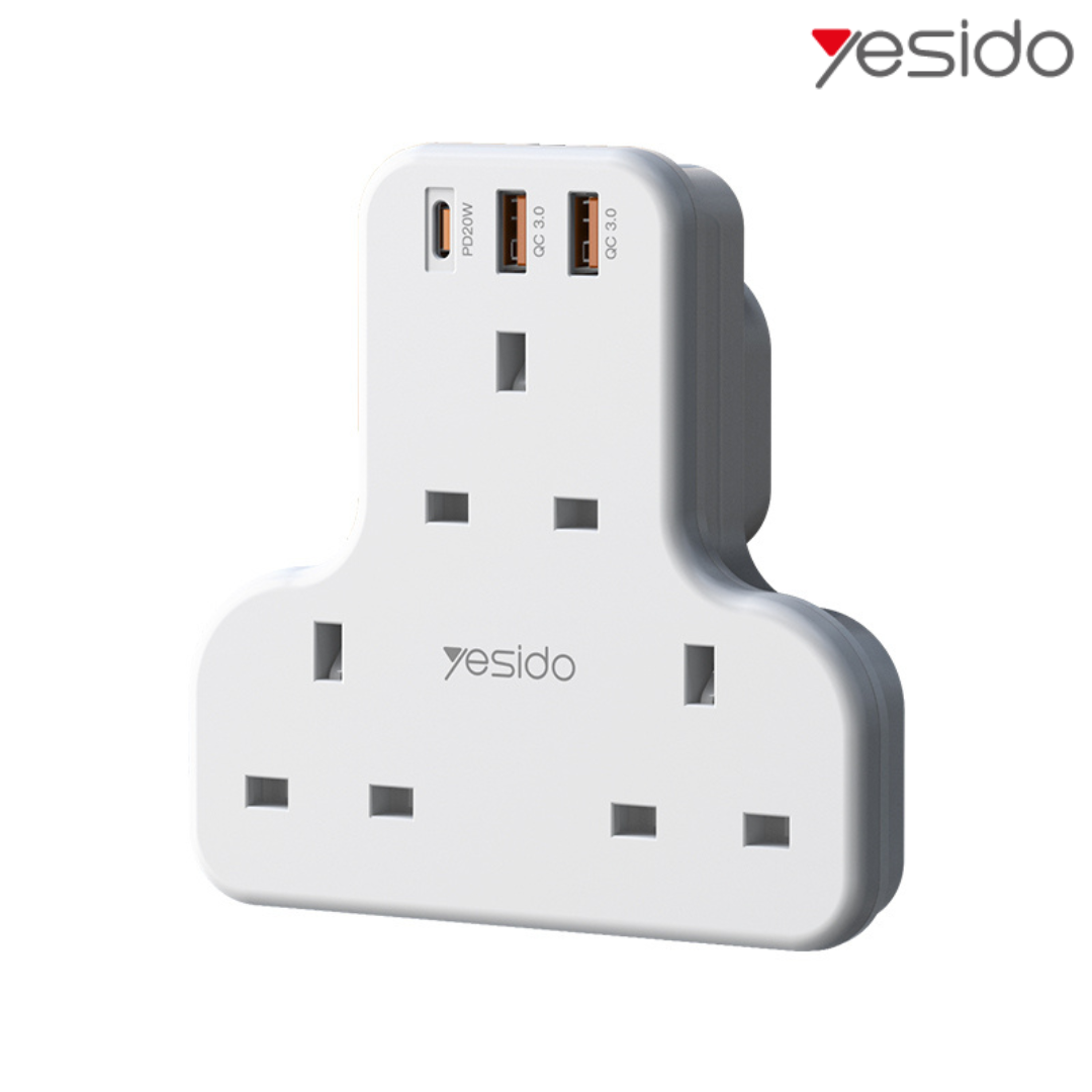 Smart Power Socket Hub with USB PD QC Fast Charging - Yesido MC15