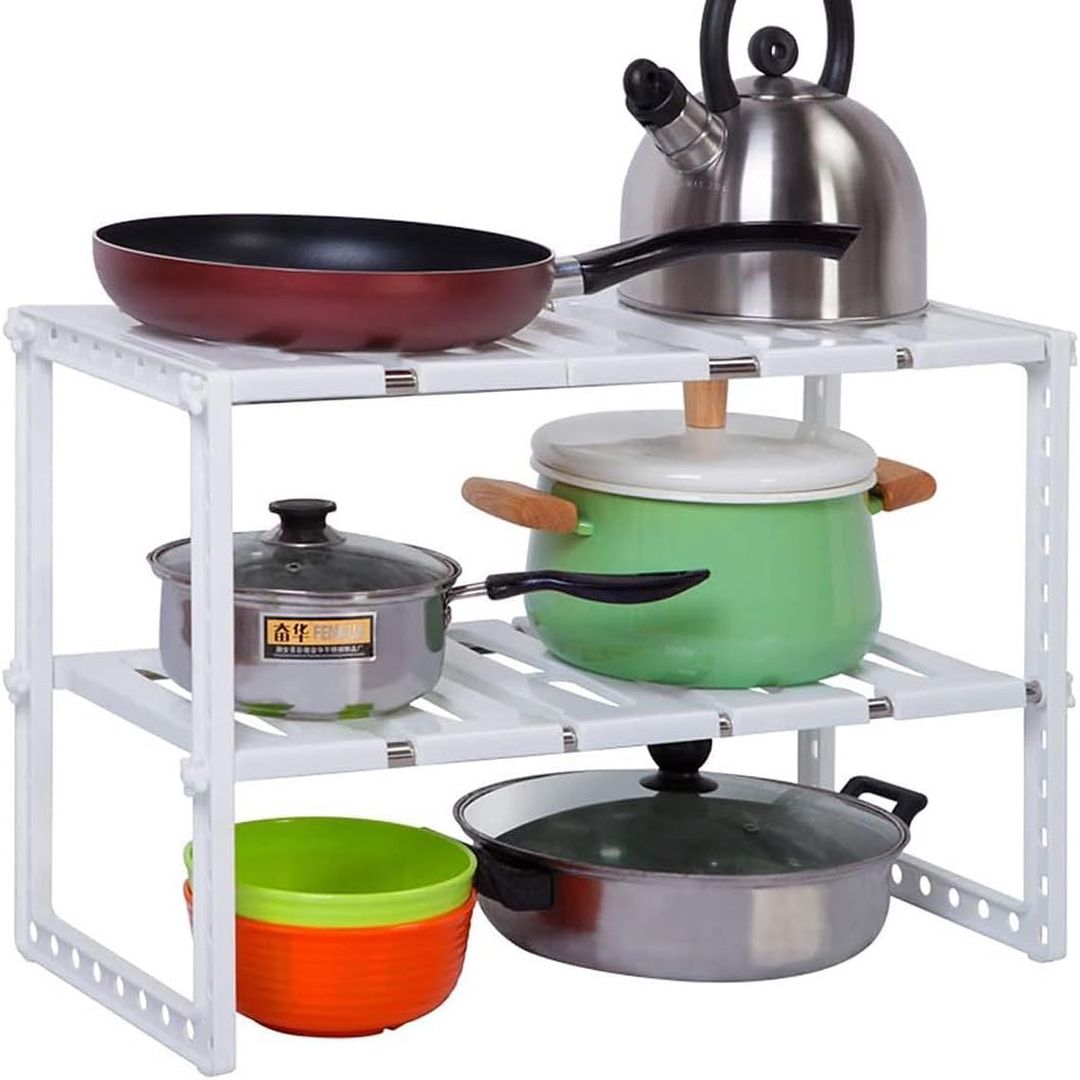 Under Sink Kitchen Cabinet Organizer Storage Rack