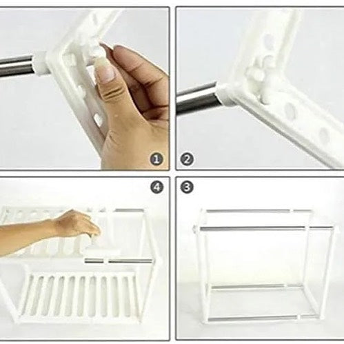 Under Sink Kitchen Cabinet Organizer Storage Rack